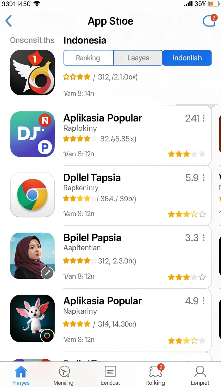 Screenshot Review Aplikasi avatar808 nomor 1
